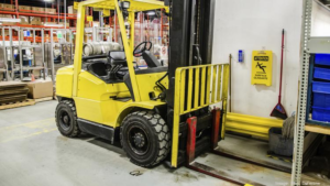 Where are forklifts most commonly used.